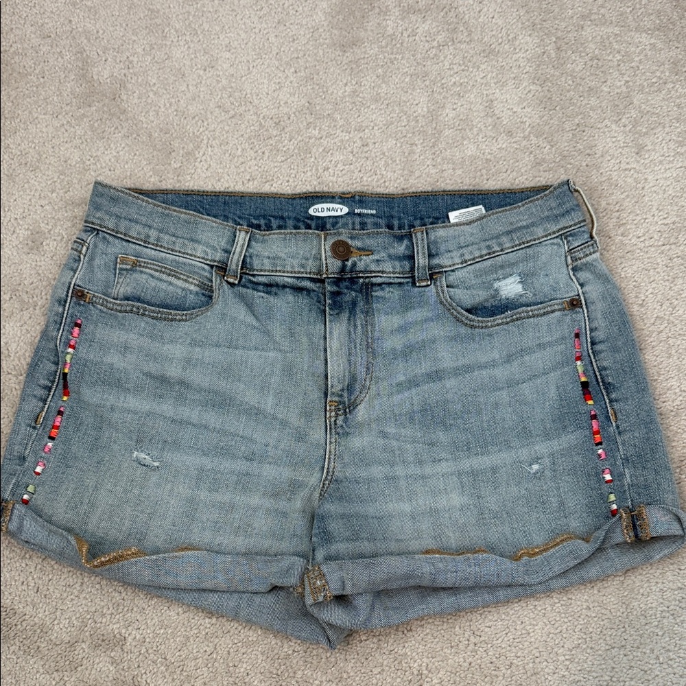 Old Navy 8 boyfriend style Jean shorts